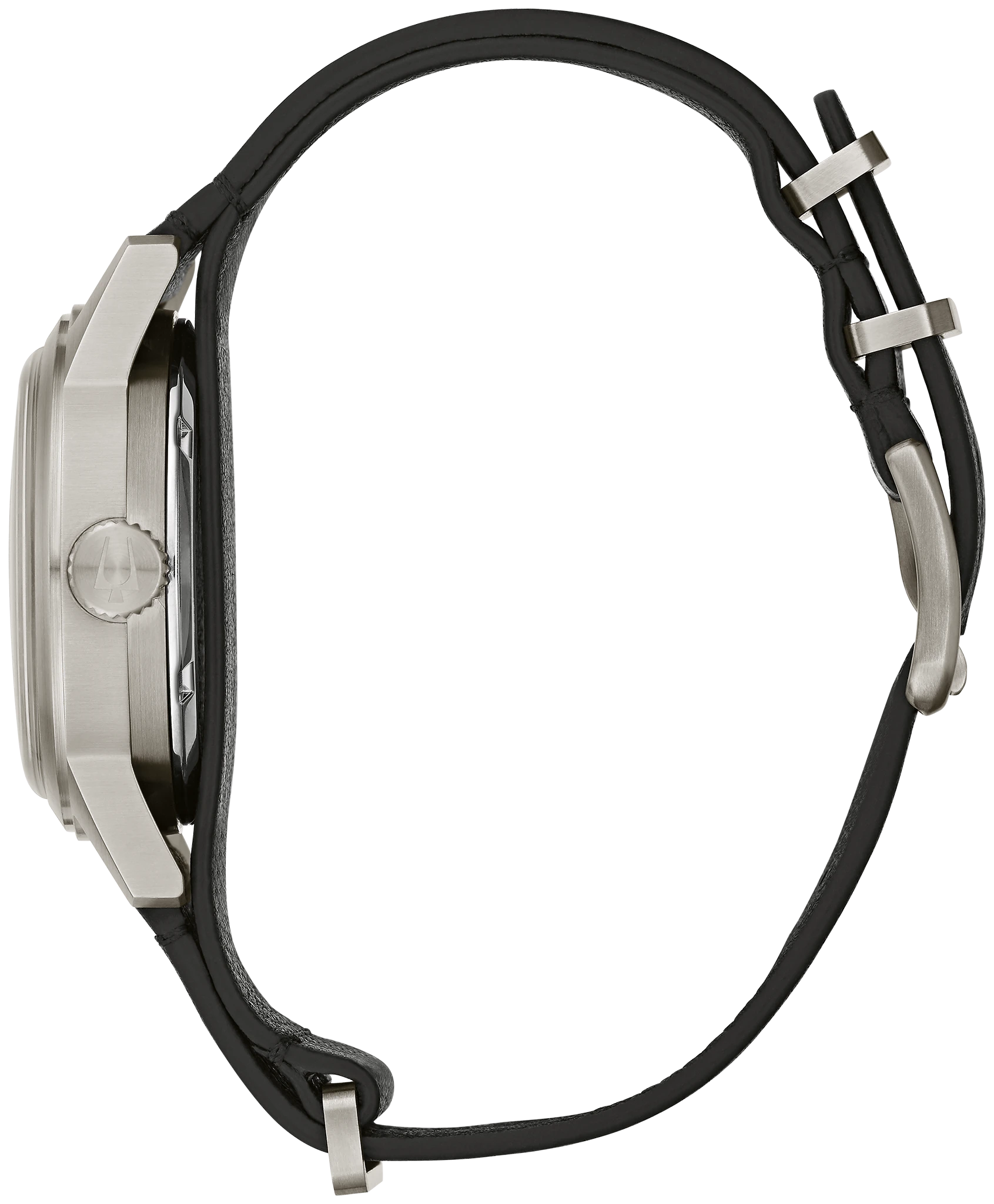 Dial Leather Strap Hack Watch 96A246 | Bulova